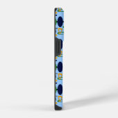 Retro Crescent Totem-vormen iPhone Hoesje (Rechterkant)