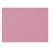 Retro crimson red paars houndstooth plaid tafelkleed (Voorkant (Horizontaal))