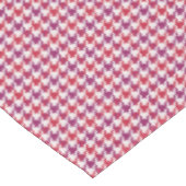 Retro crimson red paars houndstooth plaid tafelkleed (Gekanteld)