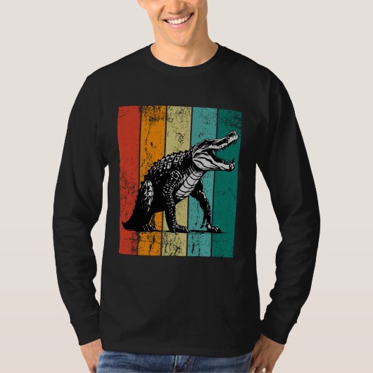 Retro Crocodile T-shirt (Voorkant)