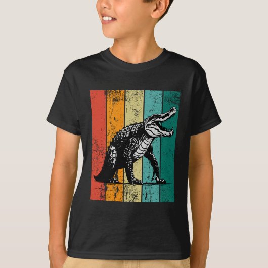 Retro Crocodile T-shirt (Voorkant)