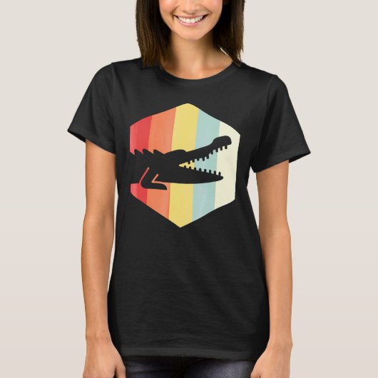 Retro Crocodile T-shirt (Voorkant)