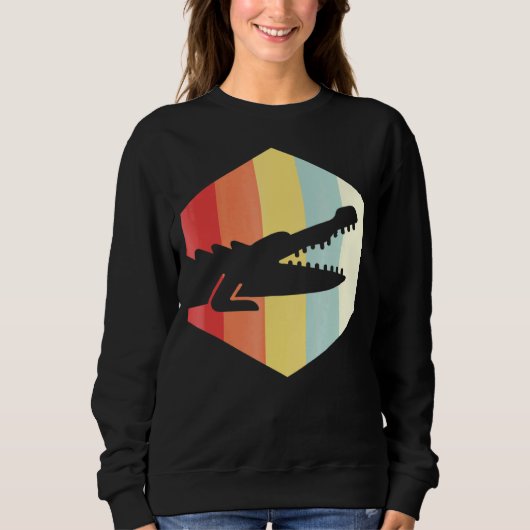 Retro Crocodile Trui (Voorkant)