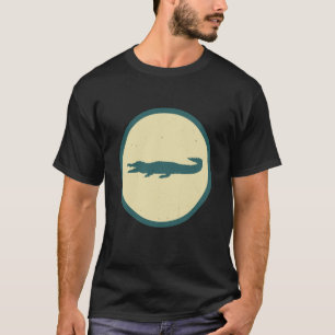 Retro Crocodile  Wilde Dier T-shirt
