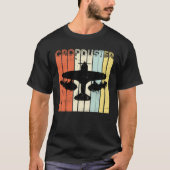 Retro  Crop Duster AG Pilot T-shirt (Voorkant)