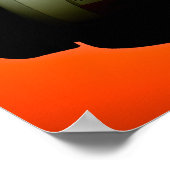 Retro Cropped Speelgoed Robot 01 Poster (Hoek)