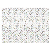 Retro Croquet Party Schattigee geïnspireerde pick Tafelkleed (Voorkant (Horizontaal))