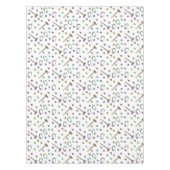 Retro Croquet Party Schattigee geïnspireerde pick Tafelkleed (Voorkant)