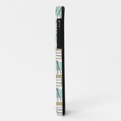 Retro Crosshatch Patterned Hoesje-Mate ID™ iPhone  Case-Mate iPhone Case (Achterkant/links)