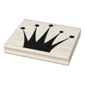 Retro Crown Silhouette Rubber Art Stamp Rubberstempel (Stempel)