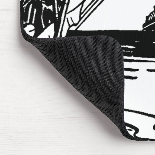 Retro Cruise Ship Muismat (Hoek)