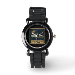 Retro Cruiser in de diepe ruimte Horloge