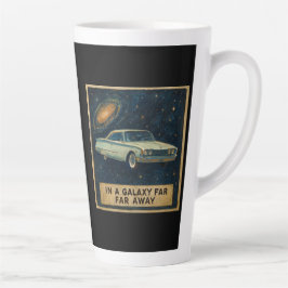 Retro Cruiser in de diepe ruimte Latte Mok