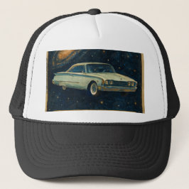 Retro Cruiser in de diepe ruimte Trucker Pet
