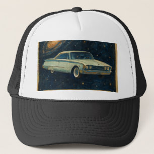 Retro Cruiser in de diepe ruimte Trucker Pet