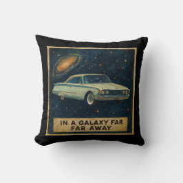 Retro Cruiser in Deep Space  Kussen