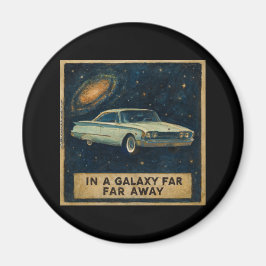 Retro Cruiser in Deep Space  Magneet