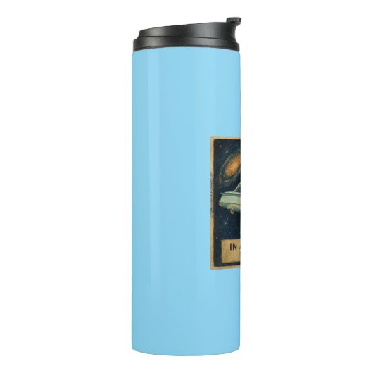 Retro Cruiser in Deep Space Thermosbeker (Gedraaid links)