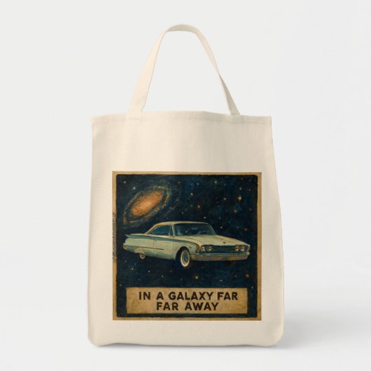 Retro Cruiser in Deep Space  Tote Bag (Voorkant)