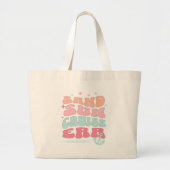 retro-cruisetijd grote tote bag (Voorkant)