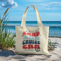 retro-cruisetijd grote tote bag