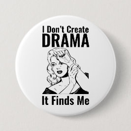 Retro Crying Woman Drama Button