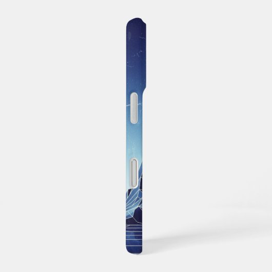 Retro Crystal Peaks iPhone 16 Hoesje (Rechterkant)