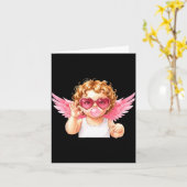 Retro Cud 67 Meme Bubblegum Funny Six Seven Valent Kaart (Gele Bloem)