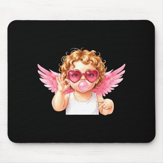 Retro Cud 67 Meme Bubblegum Funny Six Seven Valent Muismat (Voorkant)