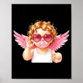 Retro Cud 67 Meme Bubblegum Funny Six Seven Valent Poster (Voorkant)