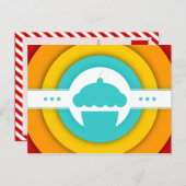 retro cupcake briefkaart (Voorkant / Achterkant)