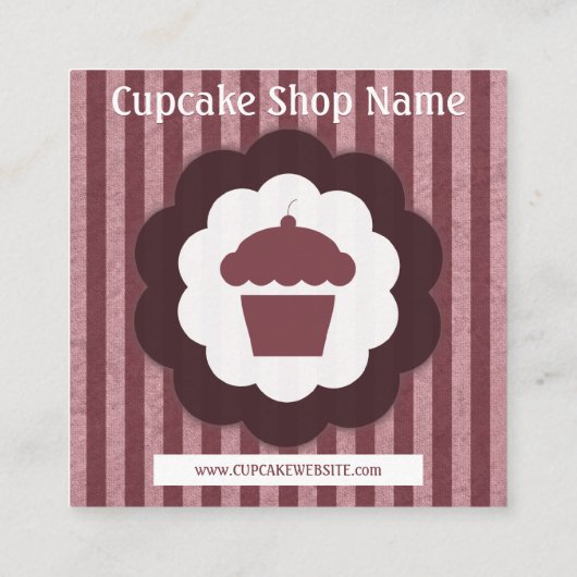 retro cupcake diamond loyalty punch (Achterkant)