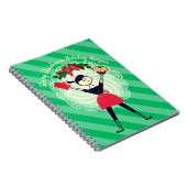 Retro cupcake meisje bakken kookboek recept notiti notitieboek (Rechterzijde)