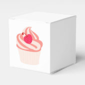 Retro Cupcakes Bedankdoosjes (Voorkant Zijde)