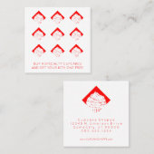 retro cupcakes diamond loyalty punch (Voorkant / Achterkant)