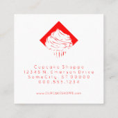 retro cupcakes diamond loyalty punch (Achterkant)