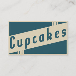 retro cupcakes krijgt één gratis kaart klantenkaartje
