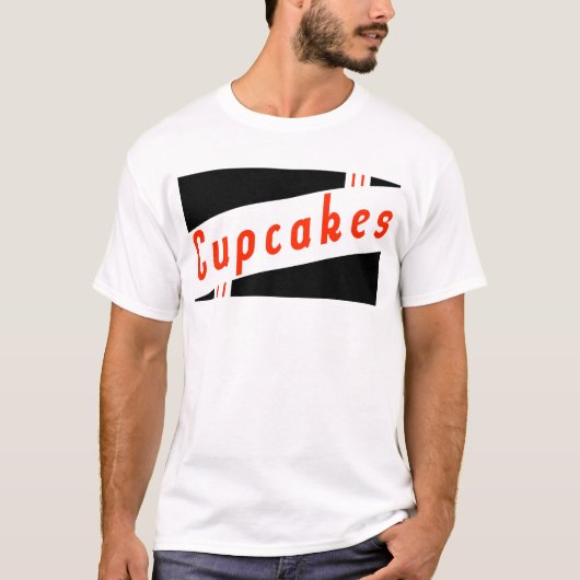retro cupcakes t-shirt (Voorkant)