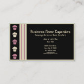 retro cupcakes visitekaartje (Achterkant)