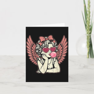 Retro cupido valentijnsdag schattige vintage cupid kaart