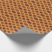 Retro Curven: jaren '60-70 Wallpaper Textuur. Cadeaupapier (Hoek)