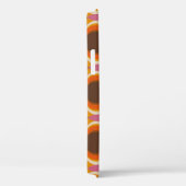 Retro Curven: jaren '60-70 Wallpaper Textuur. Case-Mate iPhone Case (Achterkant / Rechts)