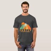 Retro  Custer State Park T-shirt (Voorkant volledig)
