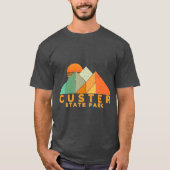 Retro  Custer State Park T-shirt (Voorkant)