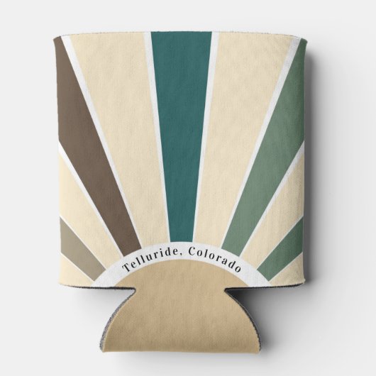 Retro Custom Brown Trees Bachelor Weekend Blikjeskoeler (Achterkant)