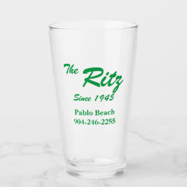 Retro Custom Business Pint Glass Glas