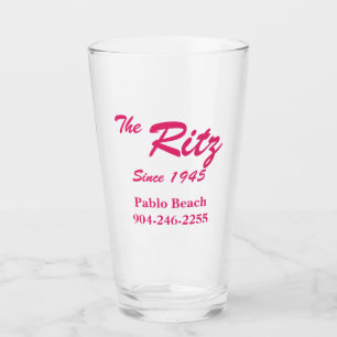 Retro Custom Business Pint Glass Glas