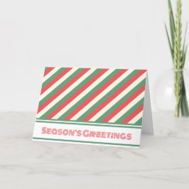 Retro Custom Business QR-code Corporate Christmas Feestdagen Kaart