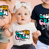 Retro Custom Cousin Crew Add your Name Romper