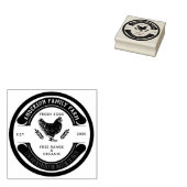 Retro Custom Fresh Eggs Family Boerderij Rubber St Rubberstempel (Gestempeld)